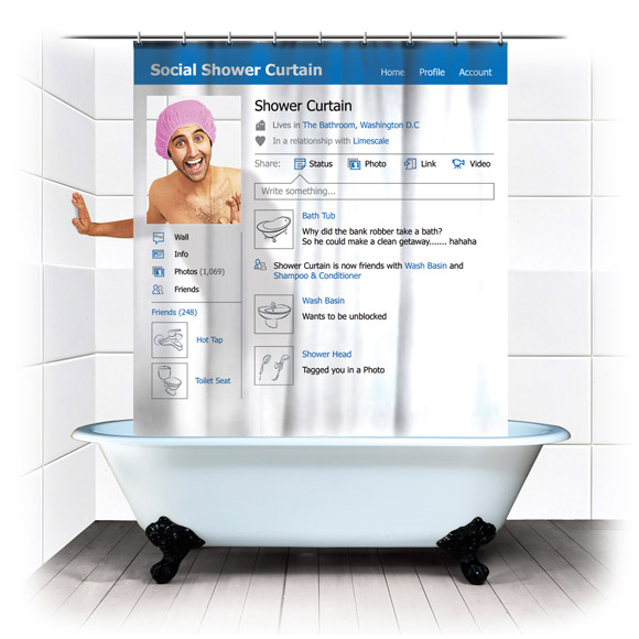 шторы для ванной facebook